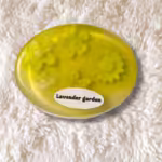 Lavender Garden Flower Design Soap