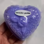 Lavender Garden Flower Love sign Soap