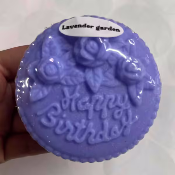 Lavender Garden Happy Birthday Soap